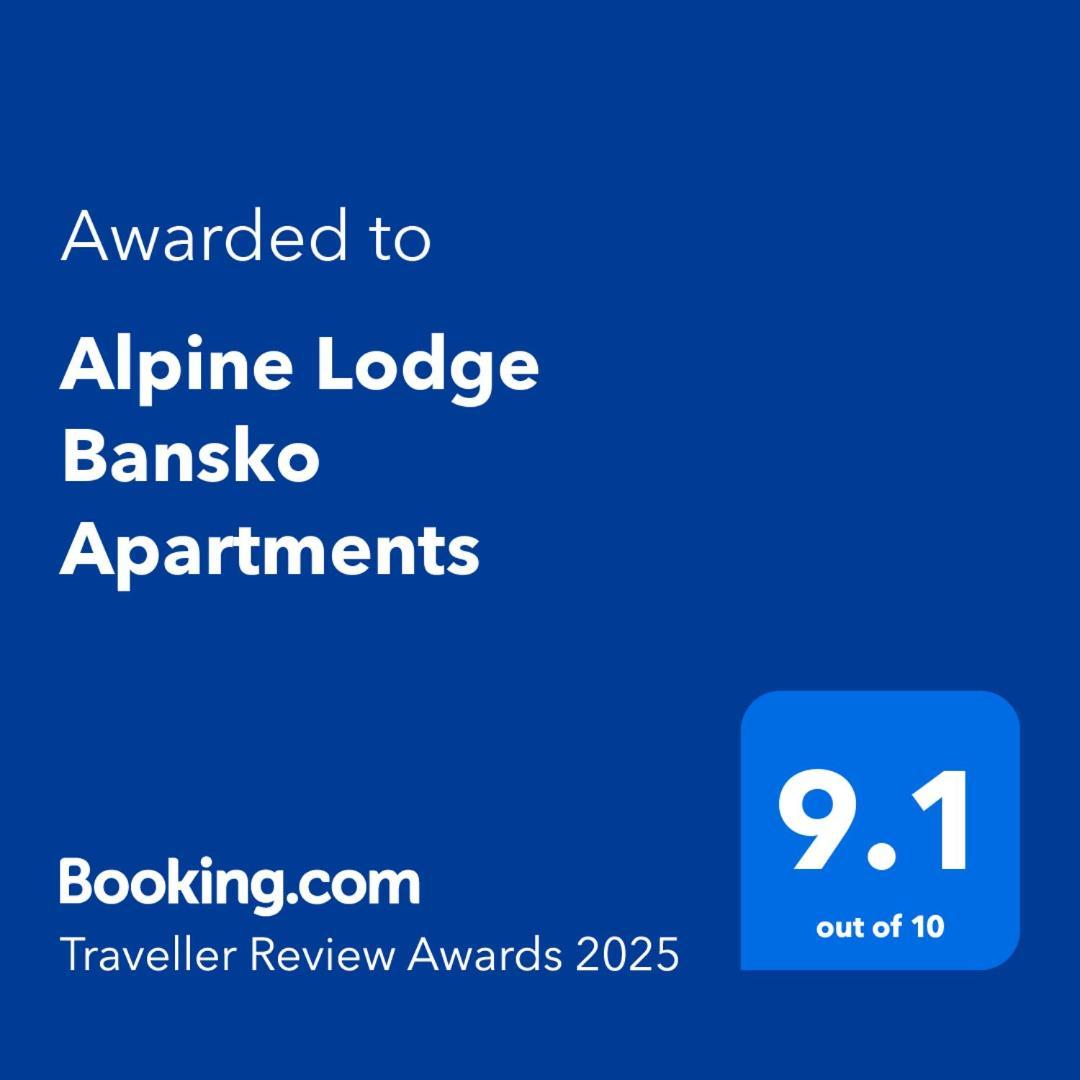 Alpine Lodge Bansko Apartments Esterno foto
